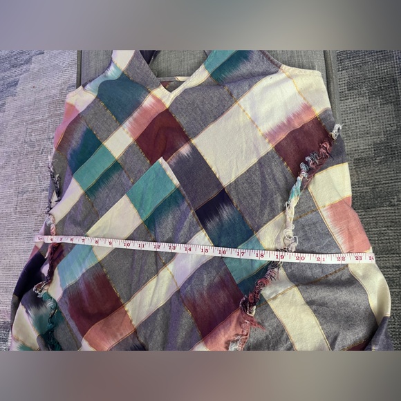 Multicolor Plaid Sleeveless Dress - Picture 4 of 6